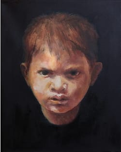 Oilpainting boy ZT-201903 part of project Cyclus