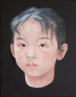 Oilpainting girl ZT-201904, part of project Cyclus