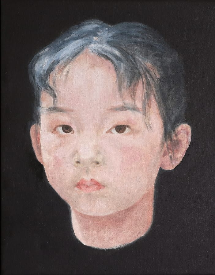 Oilpainting girl ZT-201904, part of project Cyclus